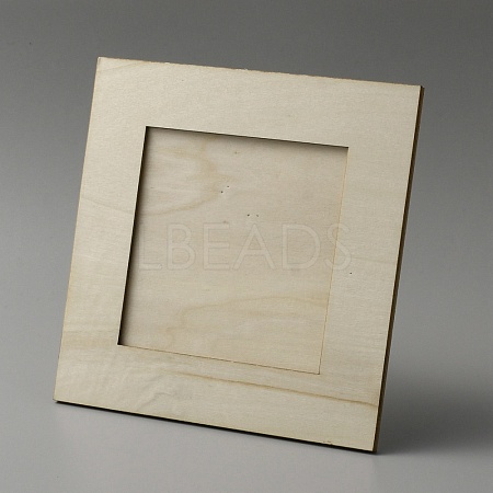 Square Wood Photo Frames DIY-WH0349-45-1