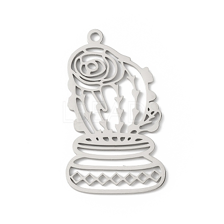 Non-Tarnish 201 Stainless Steel Pendants STAS-K250-10P-1