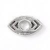 Tibetan Style Alloy Bead Frame TIBE-WH0002-08AS-2