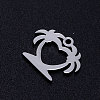 201 Stainless Steel Hollow Charms STAS-Q201-JN294-1-2
