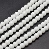 Synthetic Quartz Round Bead Strands EGLA-J063-01-1