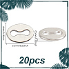 20Pcs 925 Sterling Silver Chain Tabs STER-BC0002-87P-2