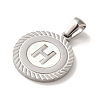 304 Stainless Steel Pendants STAS-I204-H-P-2