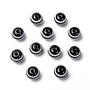 Round Striped Resin Beads RESI-R158-10mm-11-2