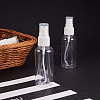 BENECREAT 60ml Transparent PET Plastic Refillable Spray Bottle MRMJ-BC0001-51-6