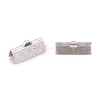 304 Stainless Steel Ribbon Crimp Ends STAS-P249-27C-P-2