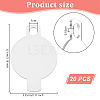 Transparent Acrylic Big Pendants DIY-WH0430-720A-2
