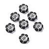 Black Opaque Acrylic Beads LS-OACR-G016-32B-1