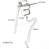 Snake Alloy Rhinestone Hair Cuff Pin PW-WG87173-01-5