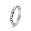 Rotatable Version Korean StyleRotatable Stainless Steel Finger Ring for Men's PW-WGAB2A4-06-1