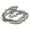 Electroplated Non-magnetic Synthetic Hematite Beads Strands G-C106-A01-02-2
