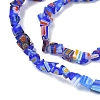 Handmade Millefiori Lampwork Beads Strands LAMP-P070-02A-06-3