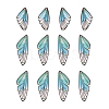 Transparent Resin Crystal AB Rhinestone Pendants Set RESI-TAC0002-46C-2