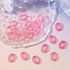 20Pcs Transparent Acrylic Quick Link Connectors OACR-TADJ0001-03D-3