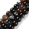 Natural Eye Agate Beads Strands G-NH0019-F01-01-2