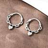 316 Stainless Steel Cartilage Earrings AJEW-C044-16A-AS-3