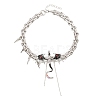 Alloy Enamel Pterosaur Pendant Necklaces NJEW-Z110-01P-3