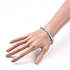 Handmade Polymer Clay Heishi Bead Stretch Bracelets X-BJEW-JB05077-04-4