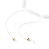 Adjustable Nylon Thread Braided Bead Bracelets BJEW-JB06440-01-5