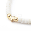 Handmade Polymer Clay Heishi Beaded Stretch Bracelets Set BJEW-JB06056-10