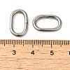 Non-Tarnish 304 Stainless Steel Linking Rings STAS-A093-03B-P-3