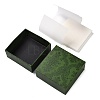 Square Flower Print Cardboard Bracelet Box CBOX-Q038-03C-2