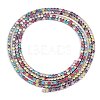 925 Sterling Silver Colorful Cubic Zirconia Chains STER-C016-02B-P01-2