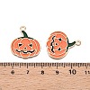 Halloween Theme Alloy Enamel Pendants ENAM-Z010-03C-KCG-3