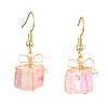 4 Pairs Natural Quartz Dangle Earrings for Women EJEW-TA00561-3