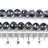 Transparent Electroplate Glass Beads Strands EGLA-N002-34C-C22-4