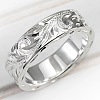 Sculptured Vine Pattern Brass Finger Rings for Women FS-WGD177A-04-1