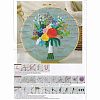DIY Bouquet Pattern Embroidery Kit DIY-O021-14A-7
