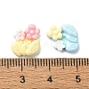 Macaron Color Opaque Resin Decoden Cabochons CRES-Q221-02K-3