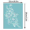 Self-Adhesive Silk Screen Printing Stencil DIY-WH0173-030-2