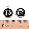 Platinum Plated Alloy Charms ENAM-S118-02D-P-3