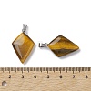 Natural Tiger Eye Pendants G-C110-05C-P-3
