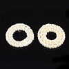 Handmade Reed Cane/Rattan Woven Linking Rings WOVE-T006-155A-2