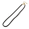 Nylon Milan Cord Necklace Making MAK-M028-01G-16-1