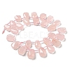 Natural Rose Quartz Beads Strands G-Z040-A02-01-3
