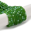 Imitation Jade Glass Beads Strands EGLA-A034-T2mm-MB11-1