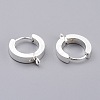 201 Stainless Steel Huggie Hoop Earrings Findings STAS-A167-01A-S-2