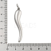 Non-Tarnish 316 Surgical Stainless Steel Pendants STAS-E212-30P-3