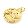 304 Stainless Steel Pendants Rhinestone Settings LS-STAS-O009-01I-G-2
