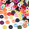 Handmade Polymer Clay Beads X-CLAY-Q251-6.0mm-M1-2