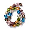 Handmade Lampwork Beads Strands LAMP-D015-09F-2