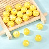 Glazed Porcelain Round Beads X-PORC-S489-10mm-10-5
