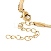 304 Stainless Steel Herringbone Chains Bracelet for Men Women BJEW-D450-01G-03-3