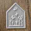 Easter Theme House with Butterfly & Rabbit Pattern DIY Silicone Table Lamp Molds SIMO-G008-01B-3