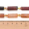Natural Weathered Agate Beads Strands G-A321-C02-01B-4