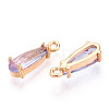 Faceted Glass Pendants X1-GLAA-T010-004F-2